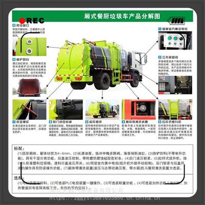 福田歐馬可餐廚垃圾車價格與參數詳解 北京市場行情與泰安2-3方車型分析
