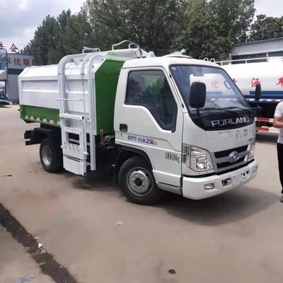 湖北大型掛桶垃圾車 東風5方自卸密封式車型價格及物流指南
